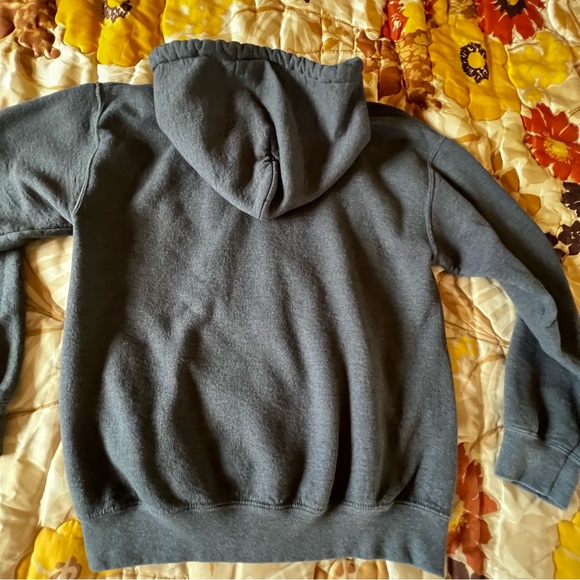 Boston Hoodie pullover sweatshirt steel blue long sleeve size small like new - Picture 10 of 10